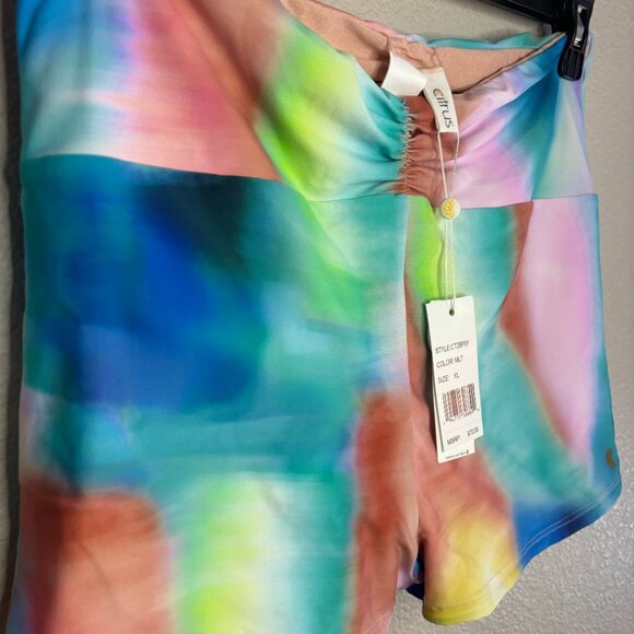 NWT CITRUS Multicolor Running Shorts - Picture 3 of 7